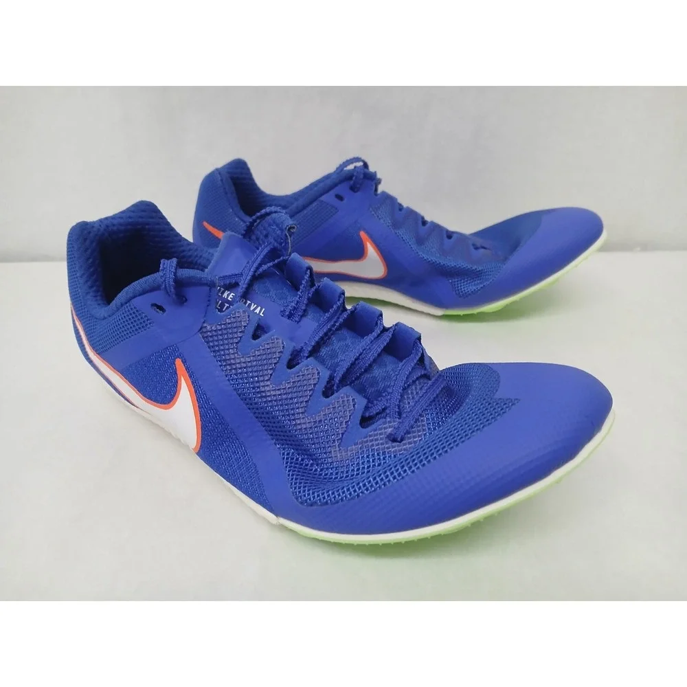 Nike Mens Zoom Rival Multi Track and Field Cleats NO SPIKES DC8749-401 Blue Sz 9